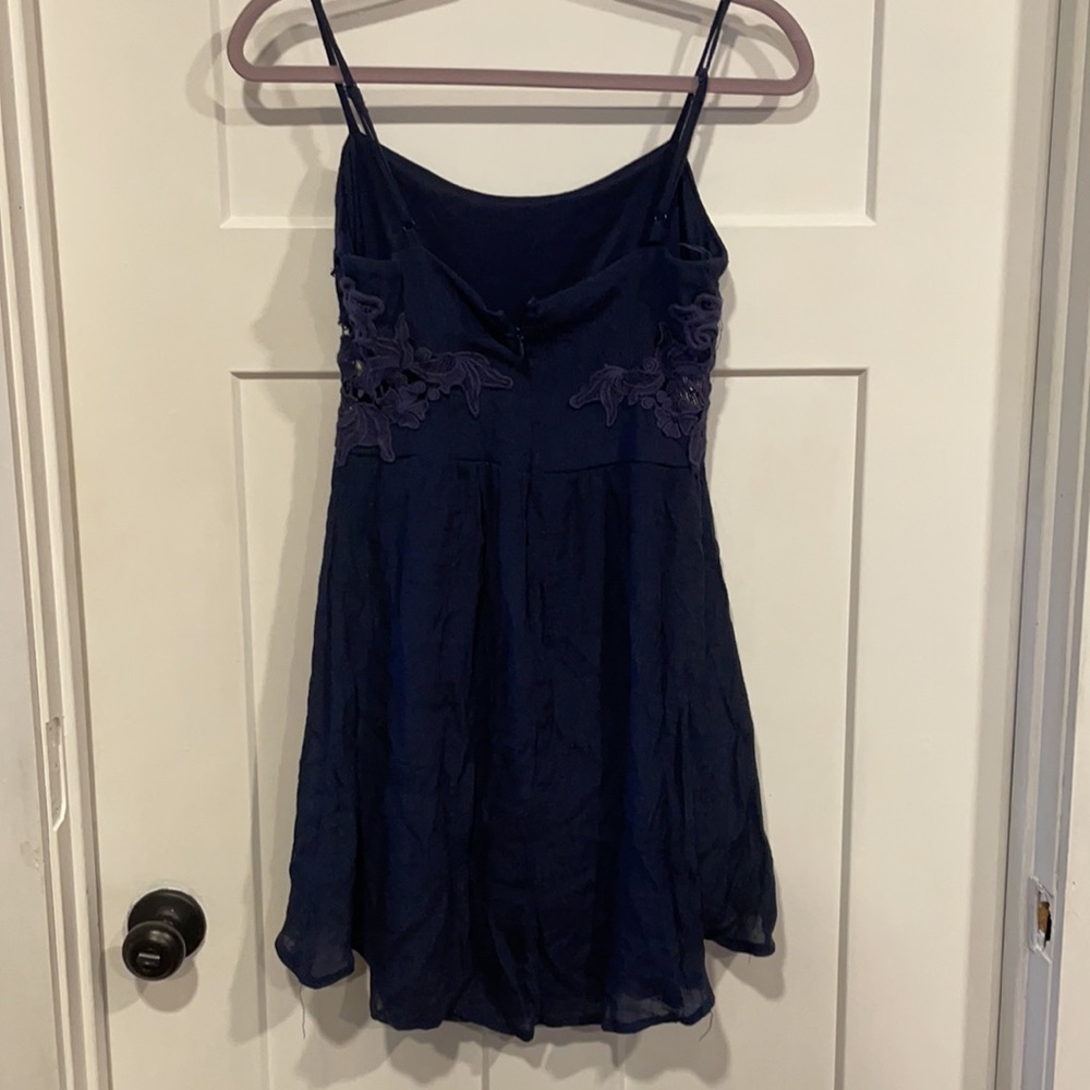 Large Navy blue socialite dress - Picture 2 of 3